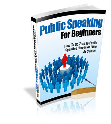 Product picture Public Speaking For Beginners (PLR) with PLR Lisence!