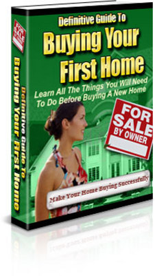Product picture Guide How To Buying Your First Home PLR/MRR